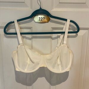 CUUP Balconette mesh bra, cream, 38D.